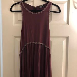 Cute Babydoll Burgundy tank